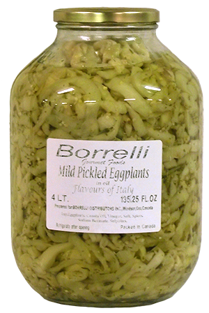 4L Bulk Mild Pickled Eggplants