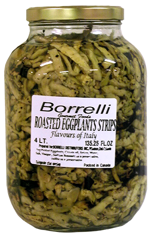 4L Bulk Roasted Eggplant Strips